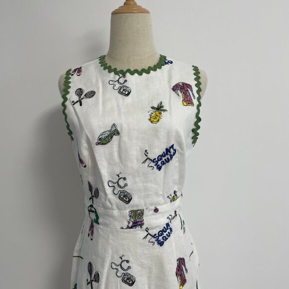 NWOT !Alemais play embroidered midi dress - Picture 6 of 14